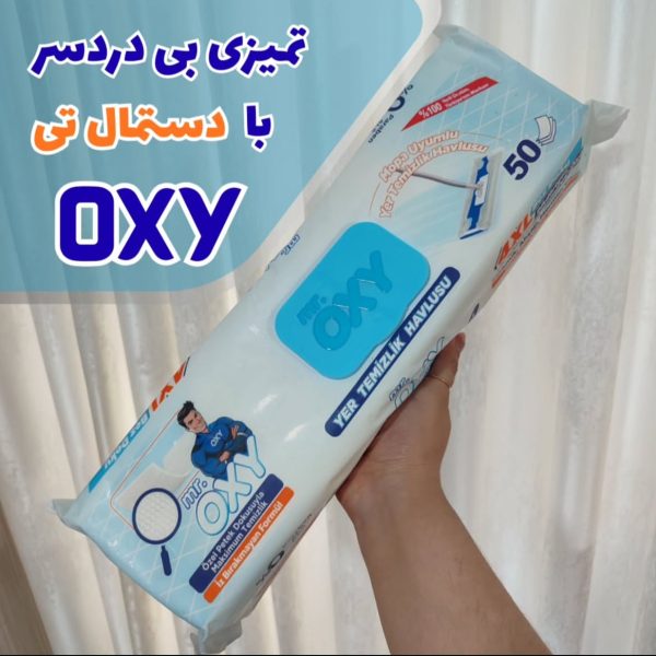 دستمال مرطوب طی دار مستر اوکسی