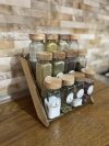 استند چوبی شیشه ادویه - Image 2